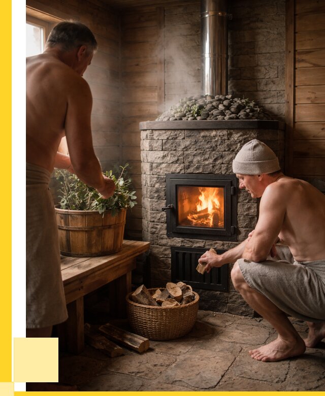 Банные печи под ключ в Канске от 49181 р. | ЭриданКнс кирпичная