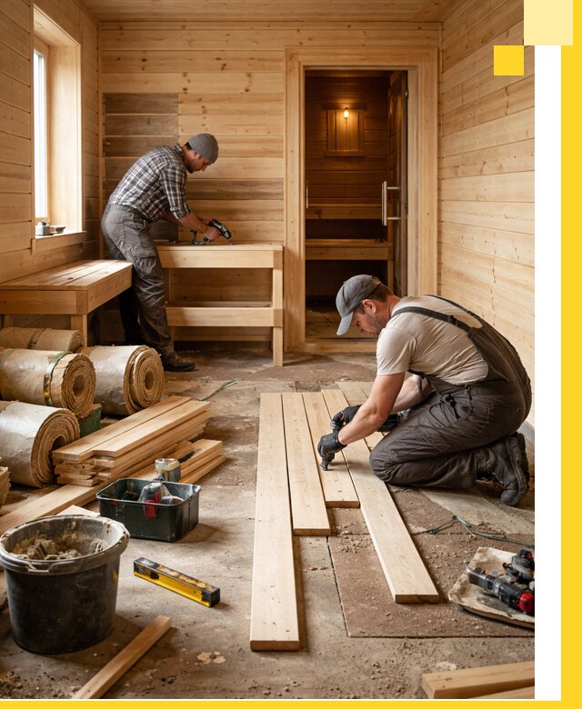 Индивидуальный проект бани с комнатой отдыха под ключ в Канске