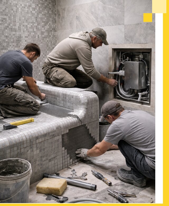 Проекты хамамов под ключ в Канске и дизайн и строительство