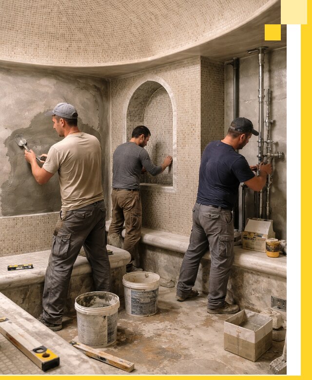 Профессиональный монтаж хамамов под ключ в Канске с гарантией