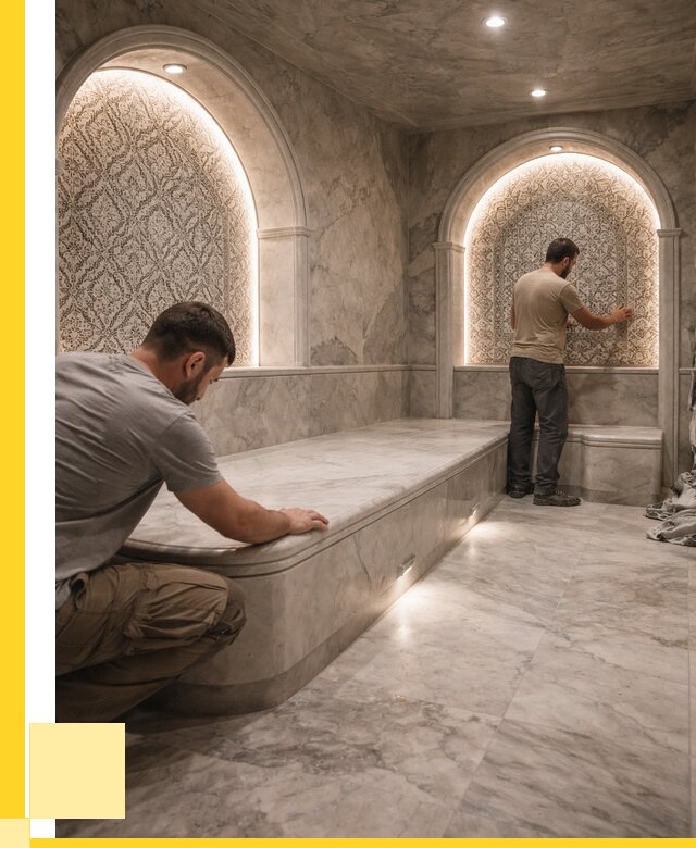 Турецкие бани под ключ в Канске от 273225 р. | ЭриданКнс