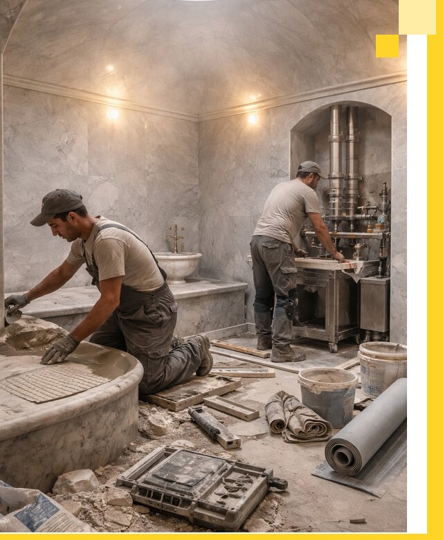 Строительство турецких бань хаммам под ключ в Канске