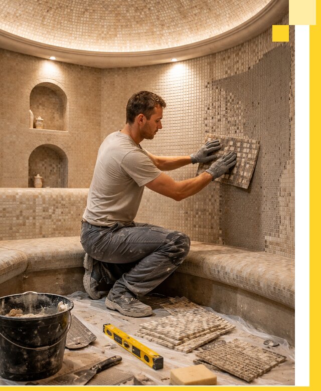 Устройство и монтаж домашнего хамама под ключ в Канске