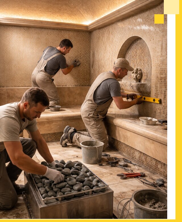 Проектирование и строительство хамама и сауны в Канске