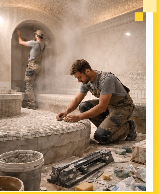 Профессиональный дизайн хамама и SPA под ключ в Канске