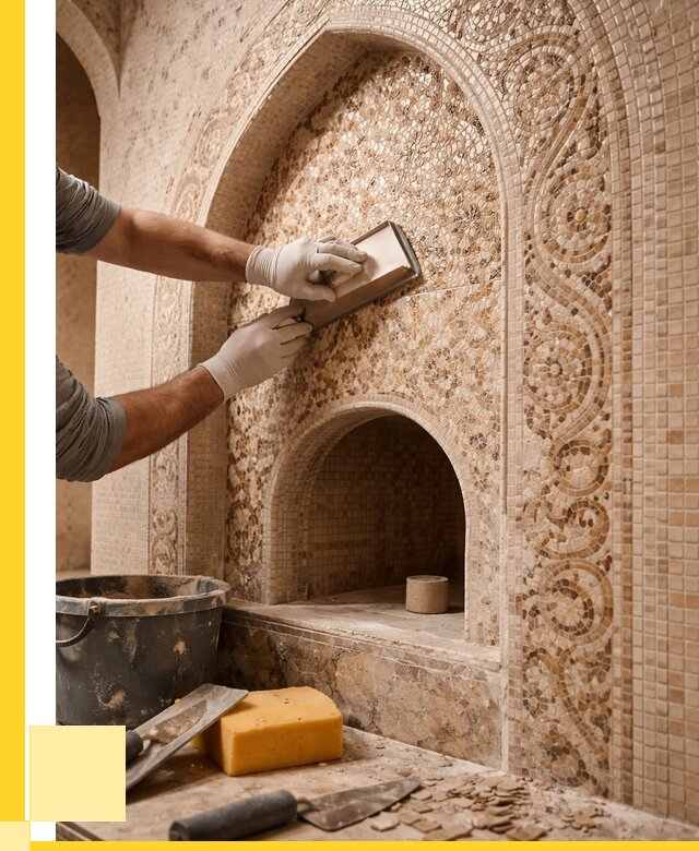 Мозаика для хамама в Канске под ключ от 5465 р. | ЭриданКнс