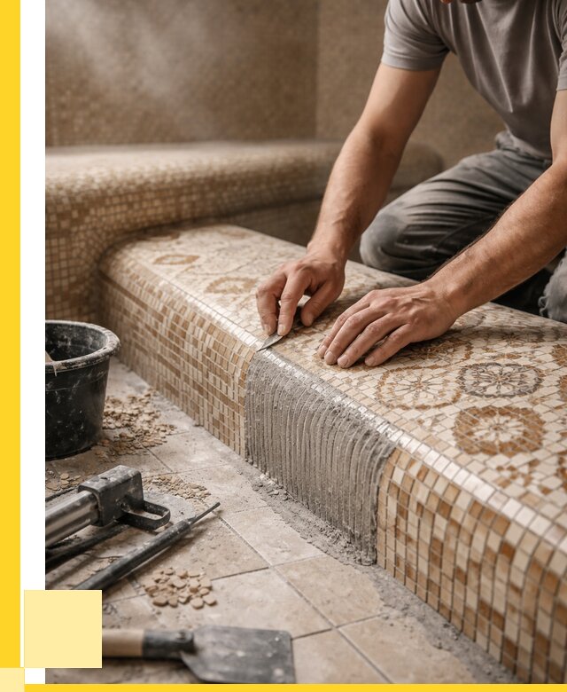 Плитка для хамама под ключ в Канске от 3825 р. | ЭриданКнс